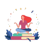 Girl meditating.gif